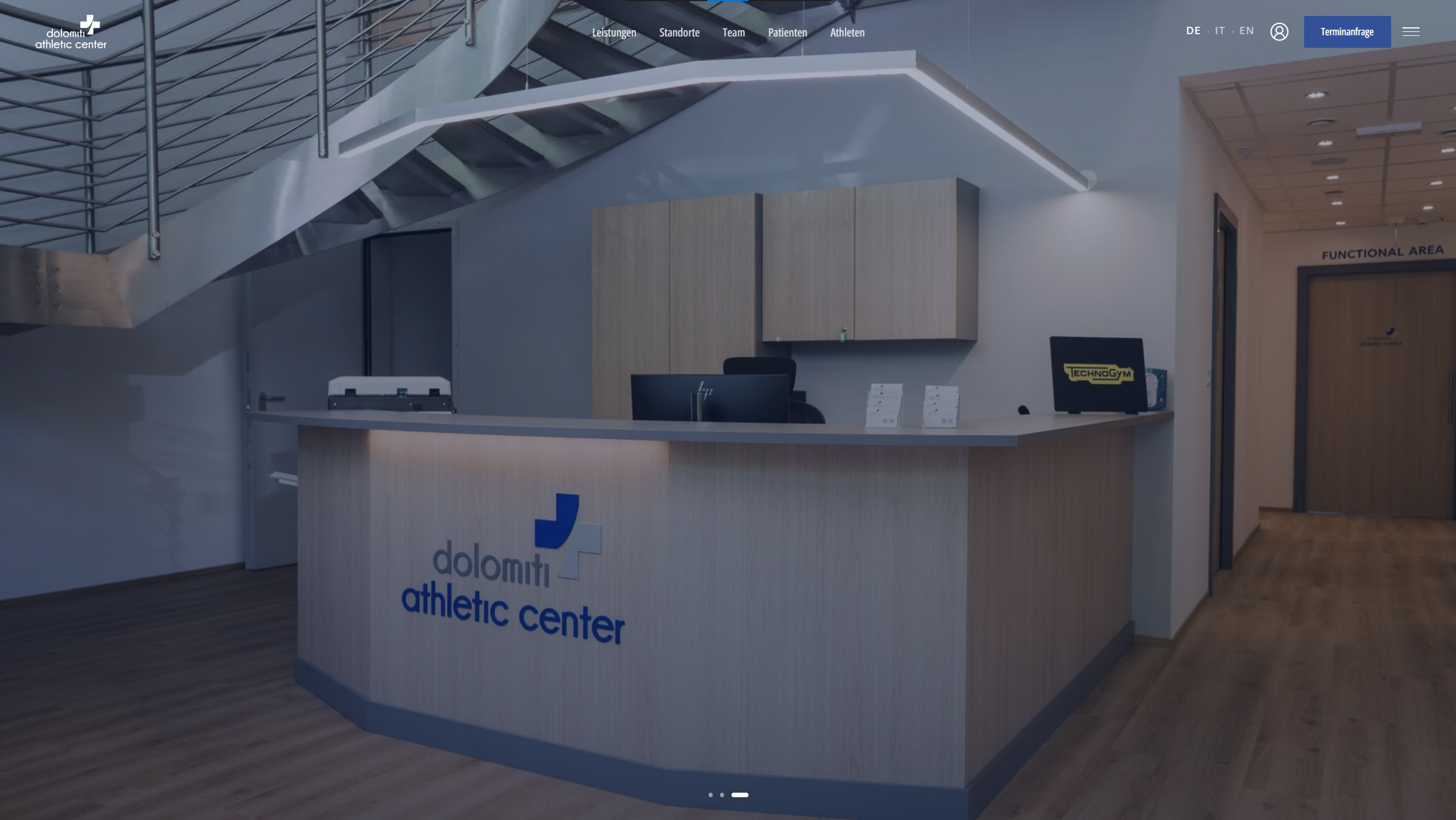 Dolomiti Athletic Center homepage